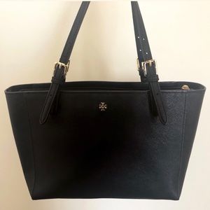 Tory Burch Small Black York Tote